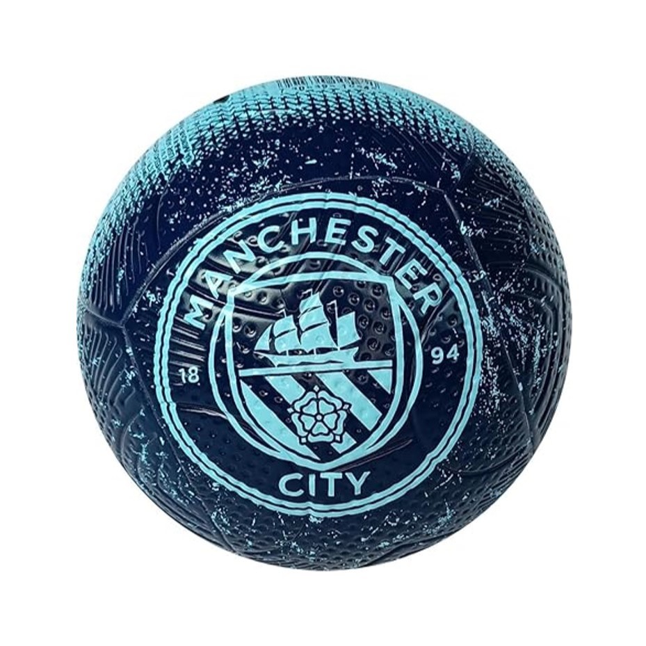 Bola de Futebol de Campo Nº 5 Manchester City Azul e Preta