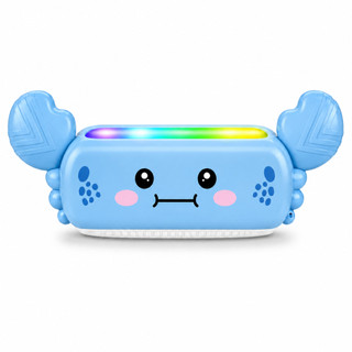 Gaita Infantil Musical Caranguejo Com Luz LED Som Educativo Crianças