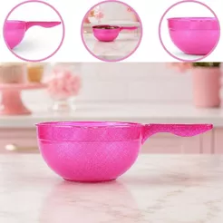 PANELINHA MULTIUSO ROSA GLÍTER SHINE BLUESTAR DE CHOCOLATE PARA CONFEITEIROS (CHOCO)