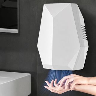 Em Stock! Secador de Mãos Automático Com Sensor 110 ou 220V Para Lavabo