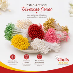 Pistilos Personalizados Fosco / Perolado - Cabo De Arame