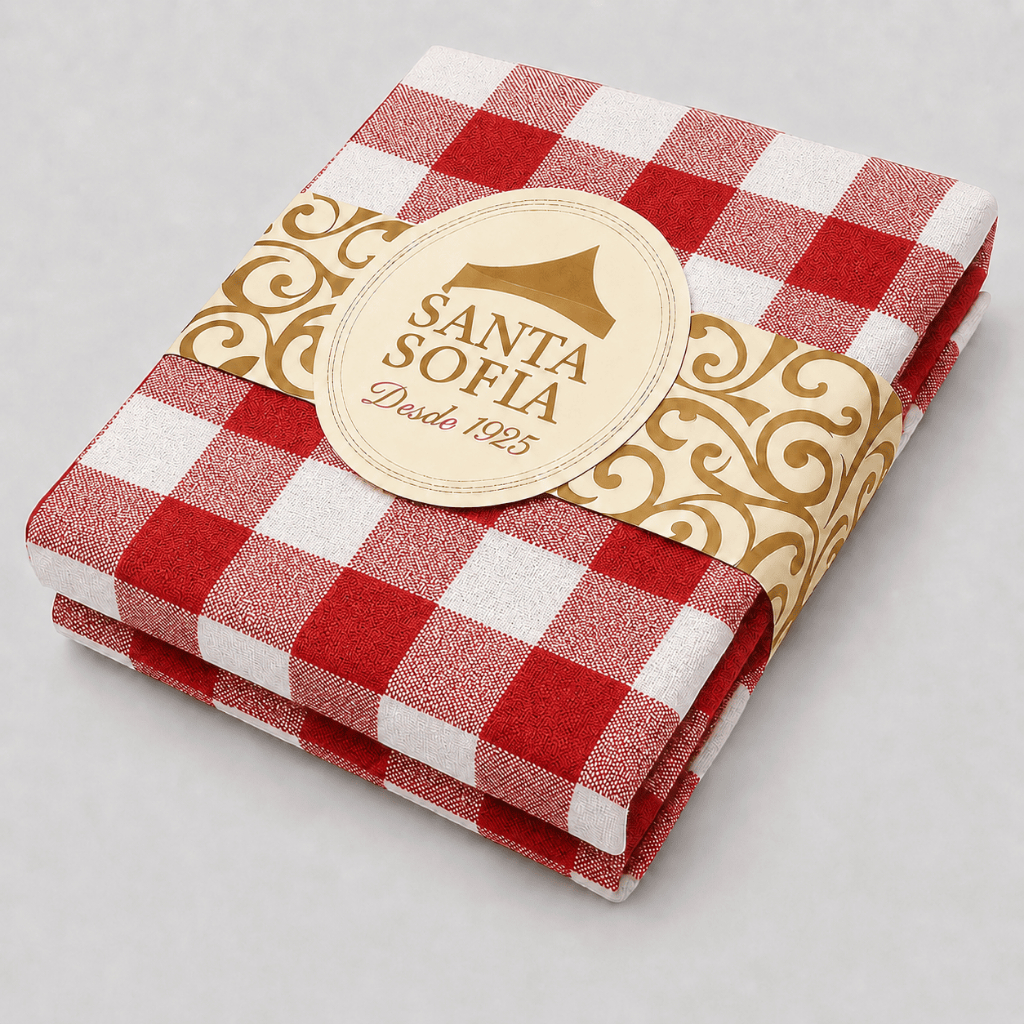 Toalha De Mesa Picnic Algodao Xadrez 04 Lugares 1,40 X 1,40
