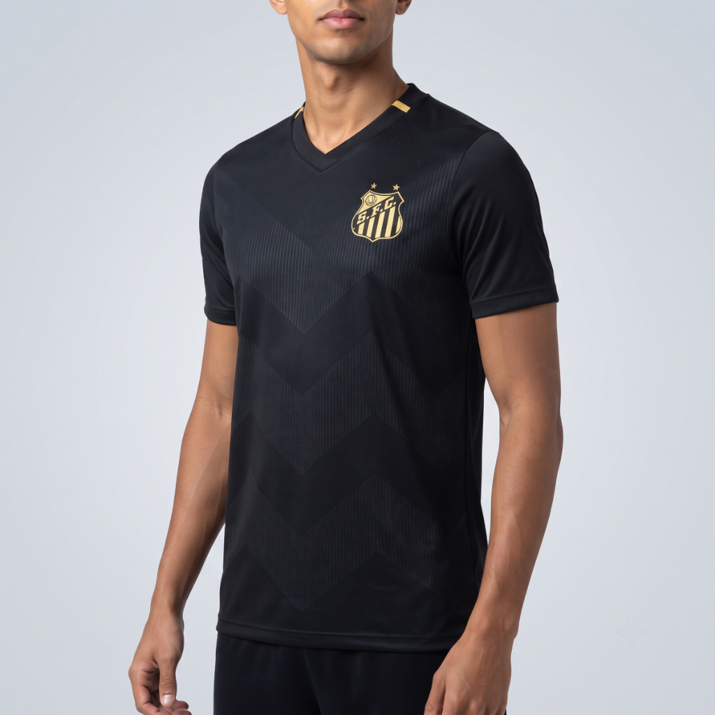 Camisa Santos Parrot Masculina Adulto Oficial Licenciada