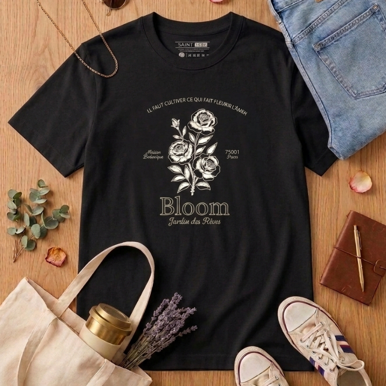 Camisa Blusa Feminina Básica Blusinha Estampada Algodão Premium DTF Casual Dia a Dia Confortável Estilosa Verão Estilosa
