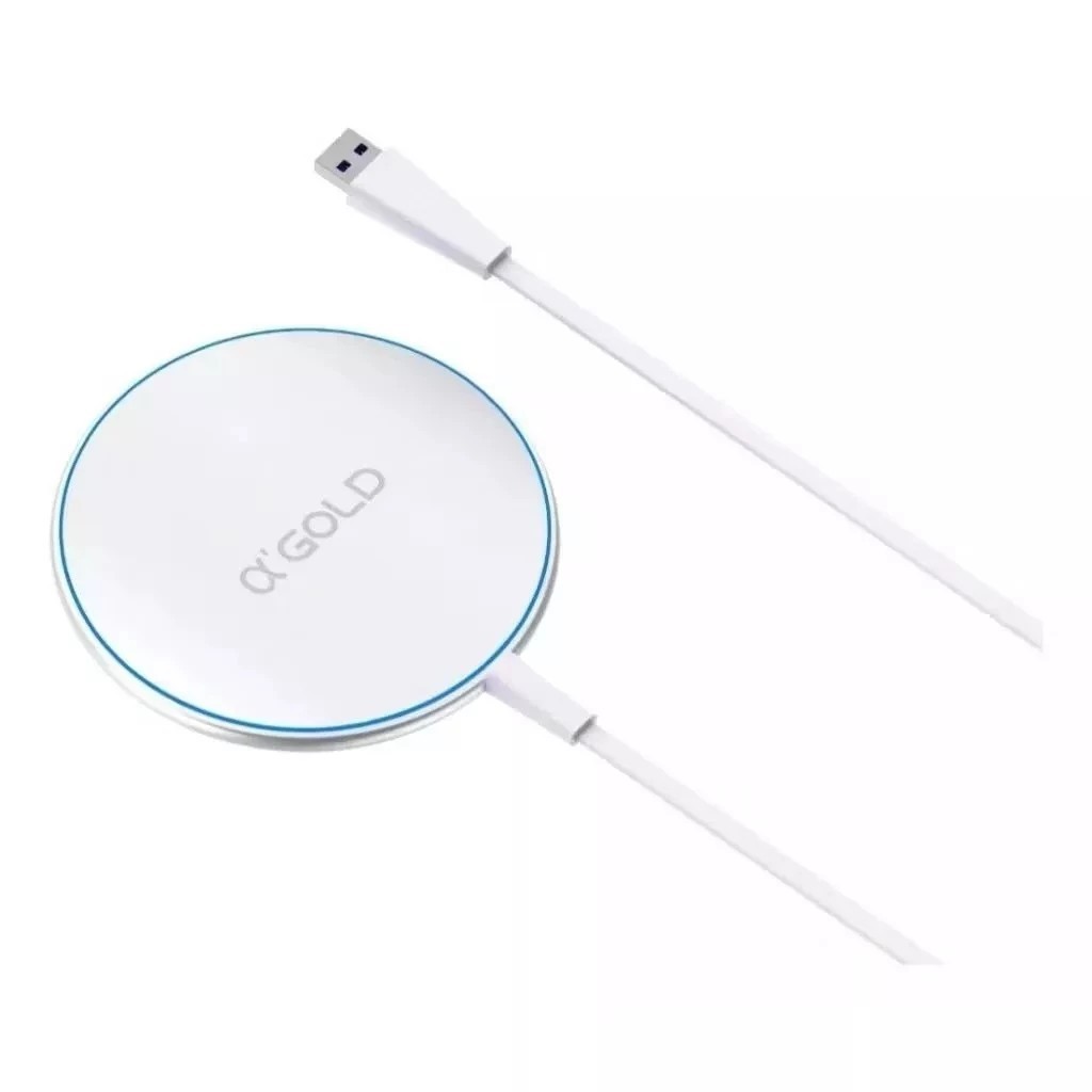 Carregador Magnético Sem Fio Magsafe 20W Indução A'Gold Plus BTE-52 Carga Rápida Para iPhone 12 13 14 15 16 E Celular An