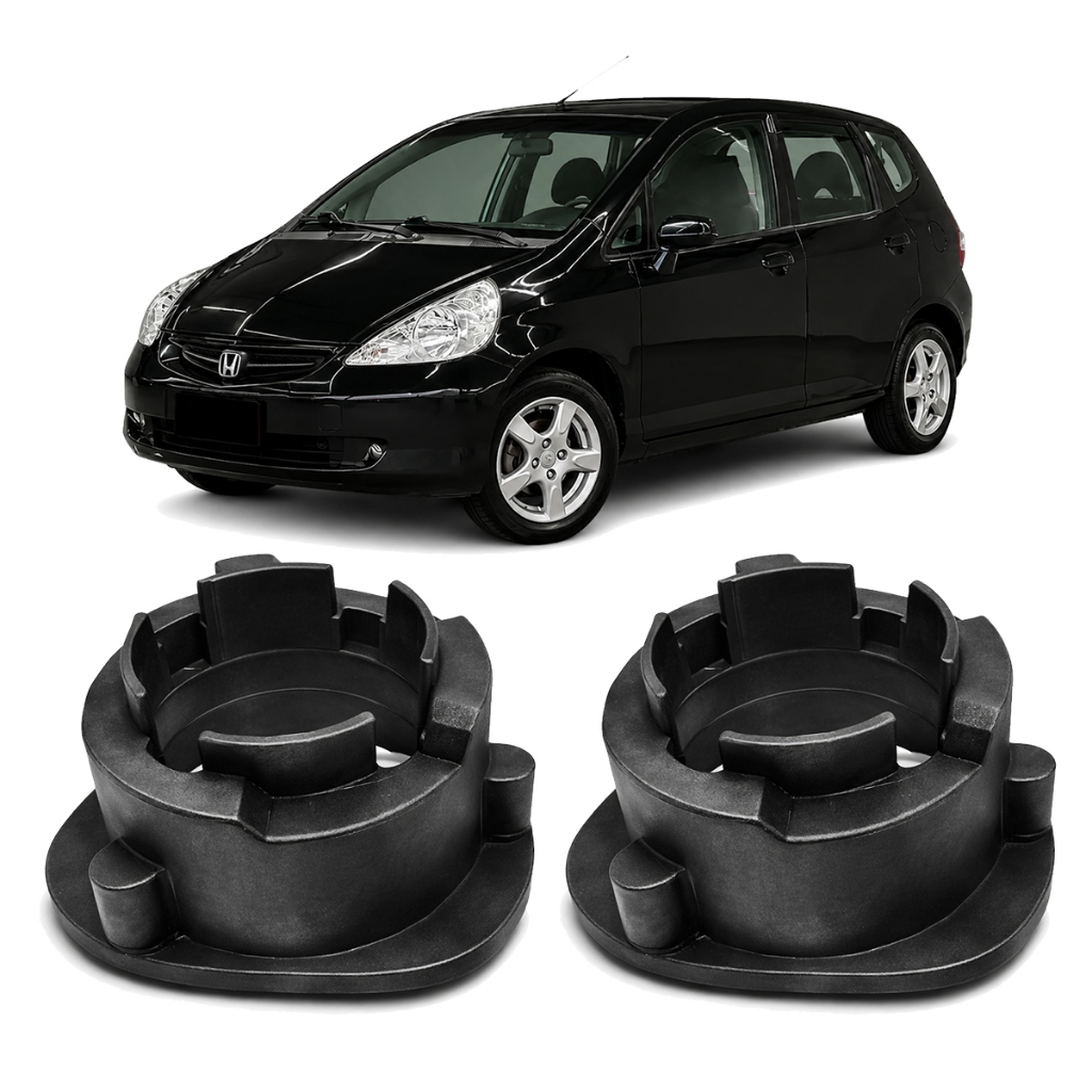 Par Reparo Torre Retrovisor Fit 2003 a 2008 Externo Manual e Elétrico