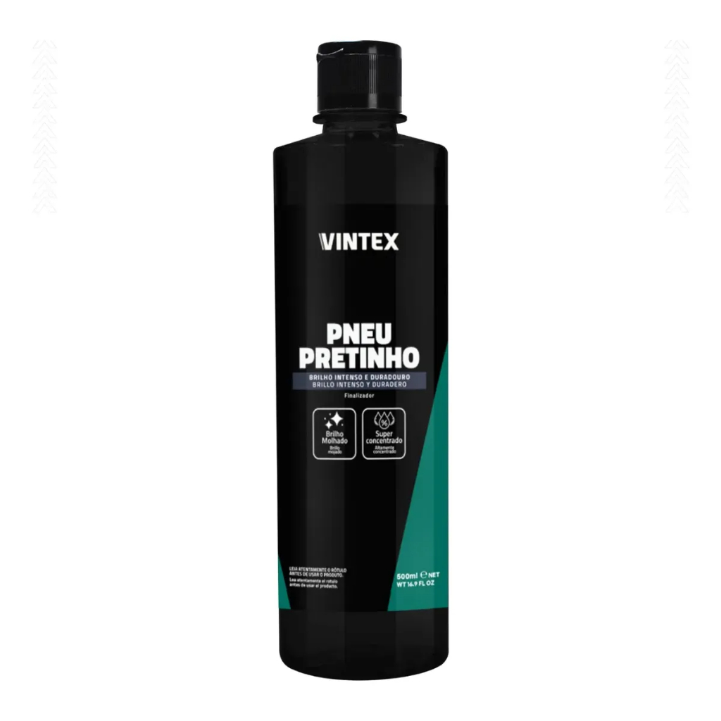 Pneu Pretinho Vintex/Vonixx Abrilhantador Brilho Intenso 500ML