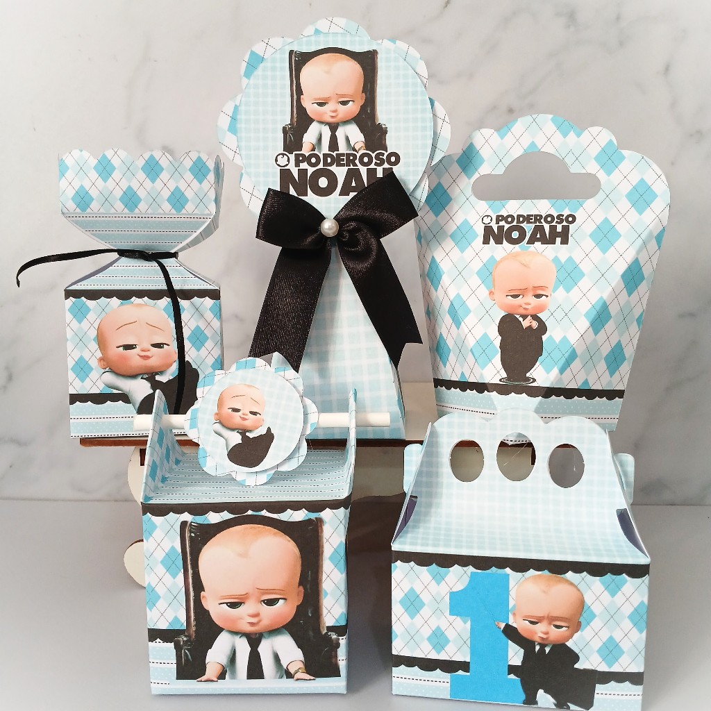 Kit Personalizado O Poderoso Chefinho Menino PEGUE E MONTE  Lembrancinha Festa Infantil Aniversário