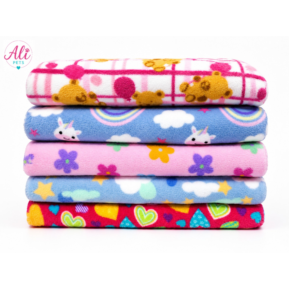Kit 5 Mantas Soft Pet Manta Pet Premium Cobertor Pet Lavável Cobertor Para Cães E Gatos