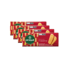 Kit 4un Biscoito Piraquê Maizena 175g