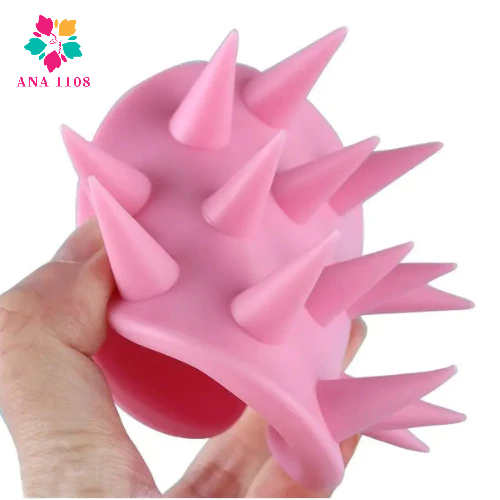 ANA1108 Macio para Escova Massageadora Silicone Para Couro Cabeludo Lavagem Capilar · foto 2