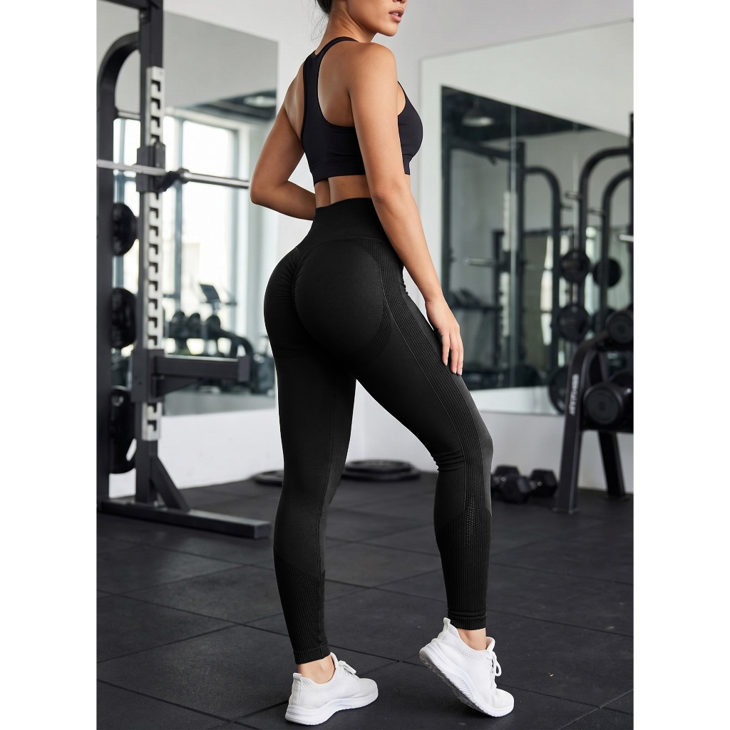 Amo&Tiamo Calça Legging Esportiva Alta Resistência Feminina Poliamida