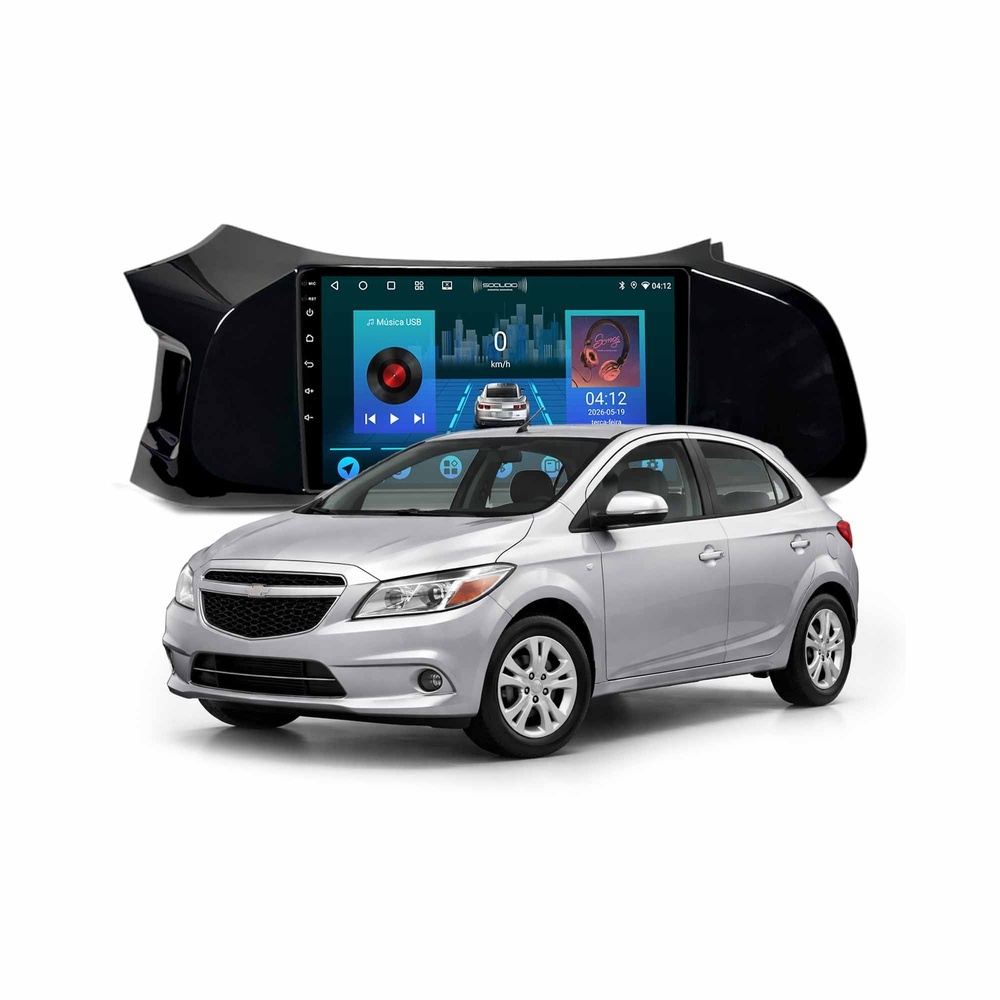 Multimídia Onix Prisma 2013 A 2019 2ram+64gb Quad Carplay Carplay Android Gps Bluetooth 9p
