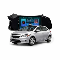 Multimídia Onix Prisma 2013 A 2019 2ram+64gb Carplay Android Gps Bluetooth 9 Polegadas