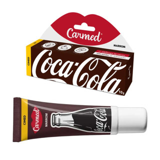 Hidratante Labial Carmed Coca Cola Marrom 10g