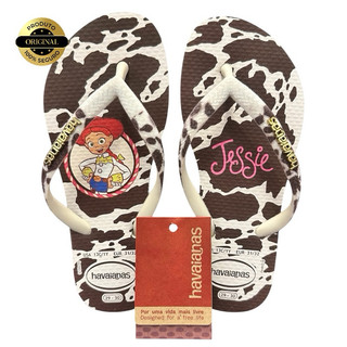 Chinelo Havaianas Kids Slim Trendy Personagem Magia Conforto Tira em Veludo Macia Original Infantil Lançamento