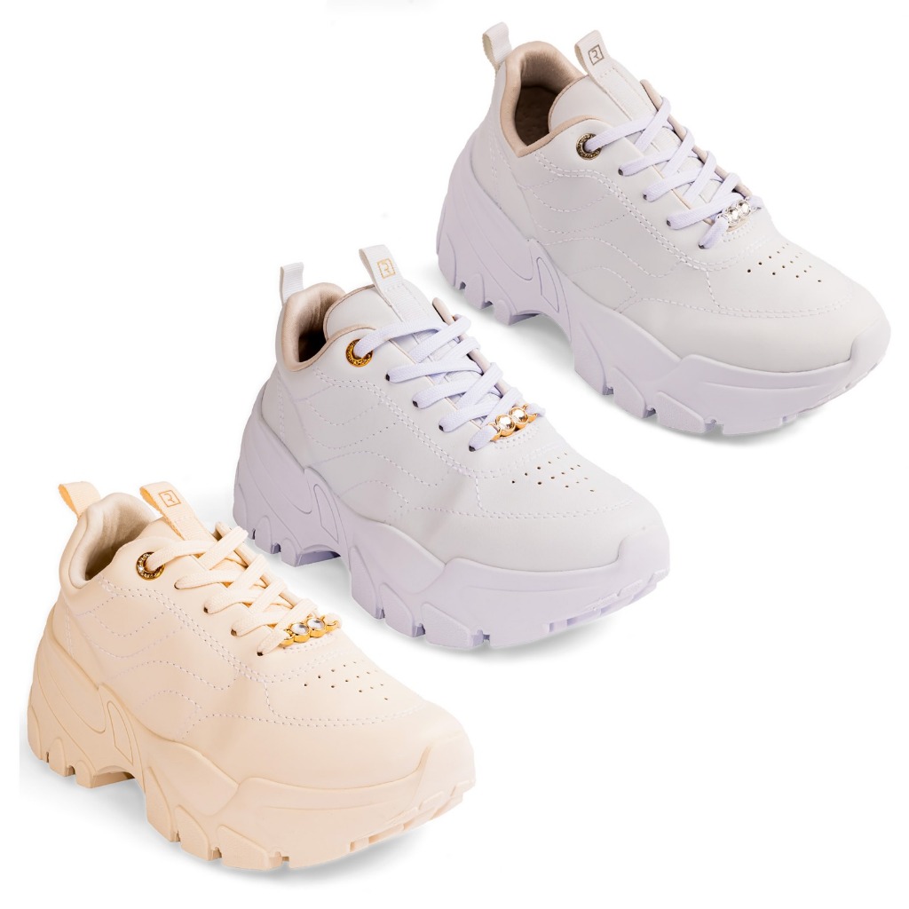 Tênis Ramarim Feminino Jogging Sola Alta Original Confortável