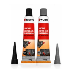 Silicone Acético Alta Temperatura HT 50g - WURTH
