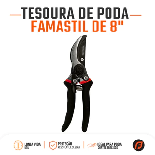 Tesoura de poda Famastil 8 polegadas