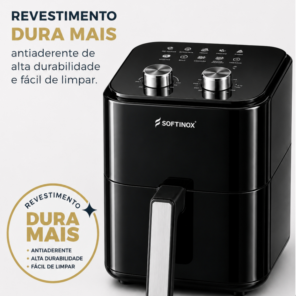 Kit Cozinha Air Fryer Fritadeira Elétrica 4,2L Chaleira Elétrica 1,8L Sanduicheira Grill 127V/220V · foto 2