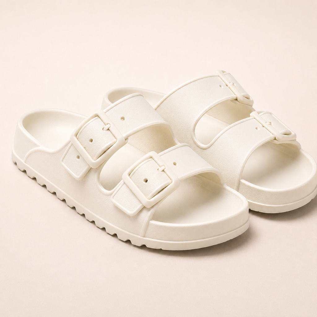 Papete Sandália Birken Feminina Confortável Antiderrapante Tira Dupla Ajustável Casual Leve Macia Premium