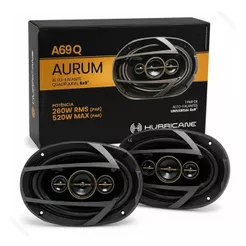 Par Alto Falante 6x9 Automotivo Som 520w Hurricane A69q