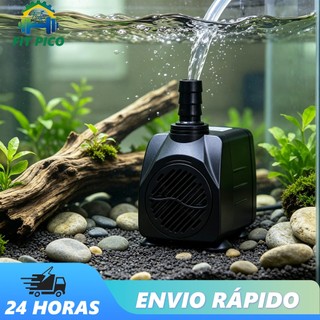 Bomba Submersa 2000L/H 2m 25W para Lago Aquário Fonte Cascata Água Doce e Salgada