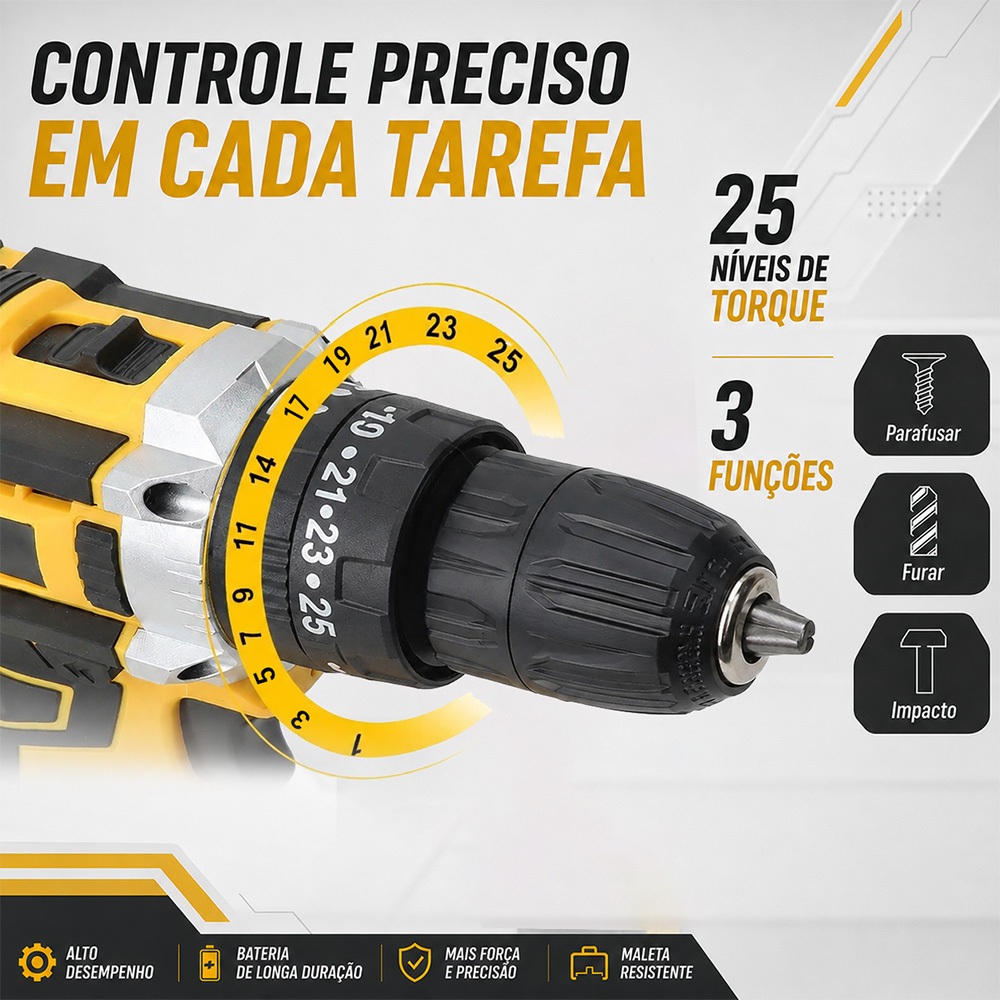 Furadeira de Impacto Sem Fio 48V — foto 4