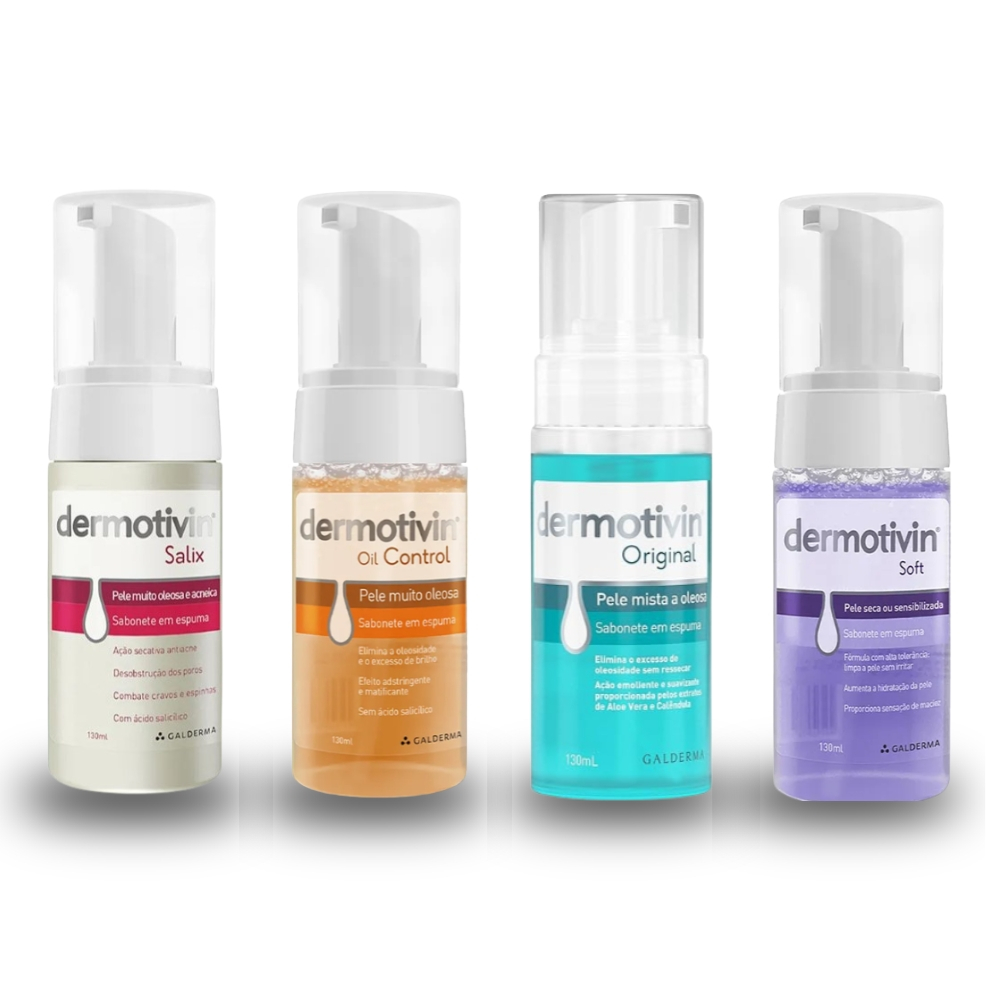 Espuma de Limpeza Dermotivin 130ml Galderma