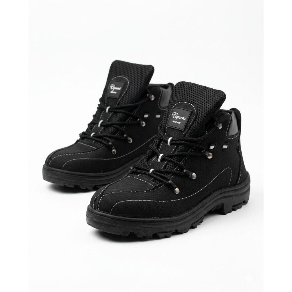 Coturno Bota Adventure Masculino Confortável Estiloso para Trabalhar Confortável Calce Fácil com Cadarço