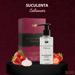Gel Deslizante Suculenta Calianer Merengue 110g Intt -Aloe Vera Ácido Hialurônico Ultra Deslizamento