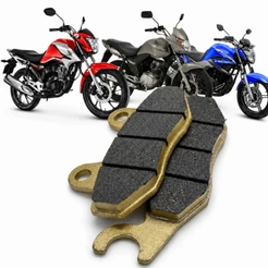 Pastilha De Freio Dianteira Para Cg 150 Titan Mix Esd 2009 A 2015 Da Ys 250 Fazer 2016 2017 Pra Fz25
