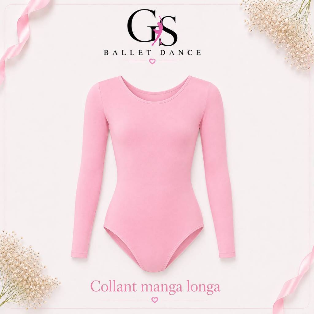 Collant Manga Longa Ballet Bailarina Suplex Inverno