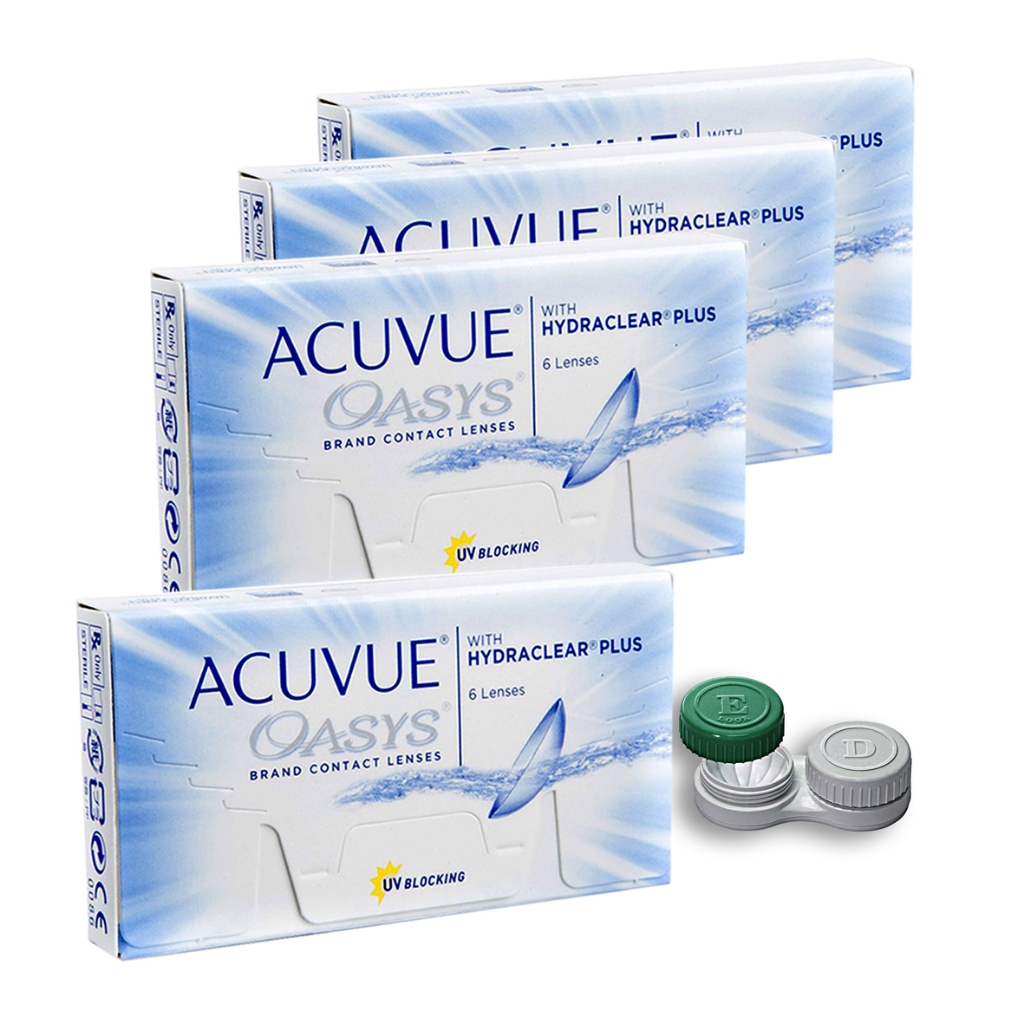 Lente De Contato Acuvue Oasys 3+1 - Super Economia