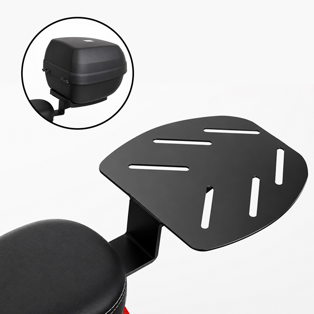 Suporte Bagageiro Báu Bicicleta Scooter Moto Elétrica Reforçado Modelo Traseiro