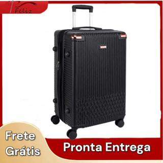 Mala 50kg Expansivel Giro 360 Grau Cadeado-PRONTO ENTREGA Feliz Expansivel Ziper Dupla