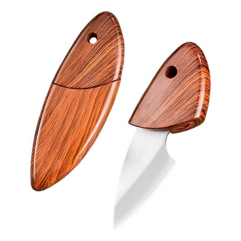 Faca De Frutas Aço Inox Com Bainha Mini Faca Para Piquenique caça pesca camping churrasco