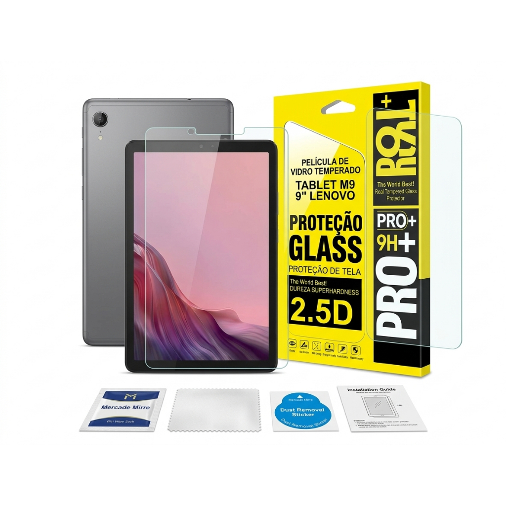 Película de Vidro para Tablet Lenovo M9 Tela 9 polegadas