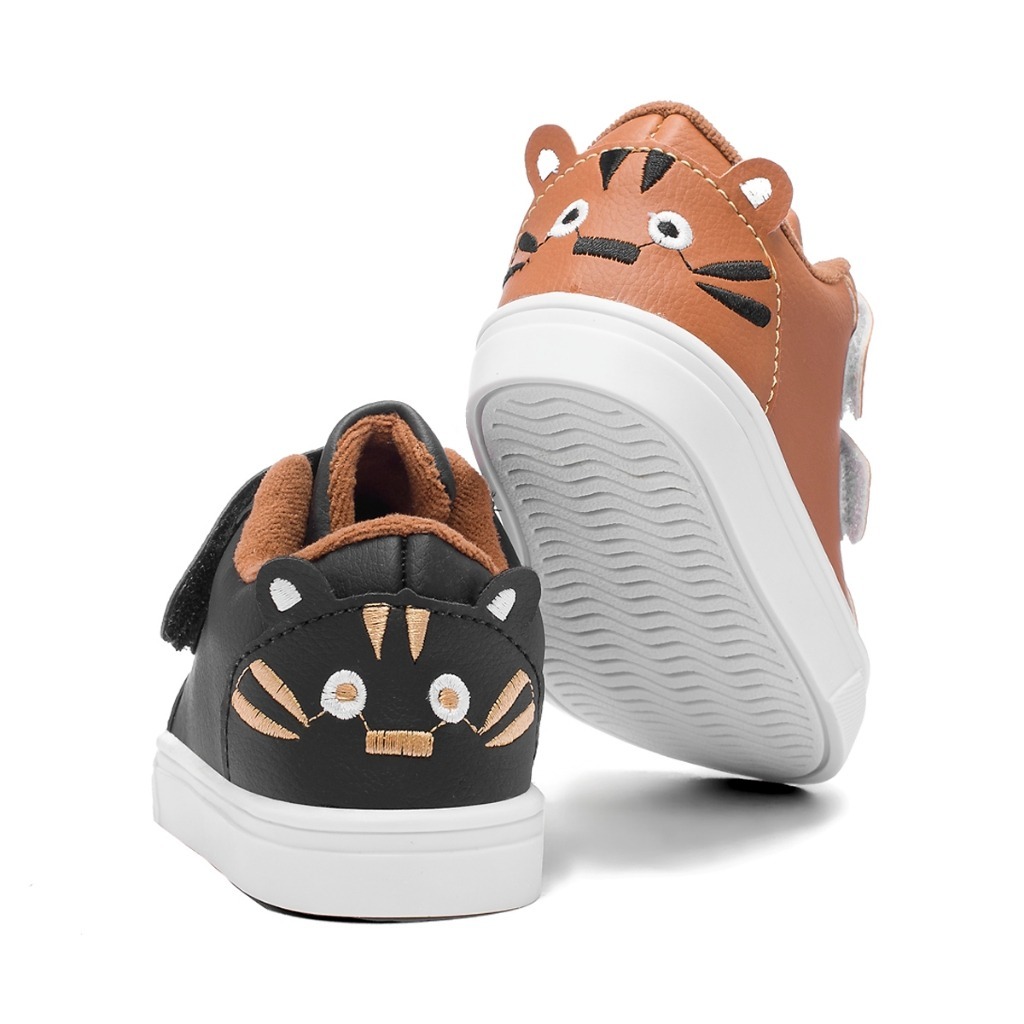 Tênis Infantil Bebê Casual Versátil lançamento Bordado Gatinho leve confortável macio envio rápido