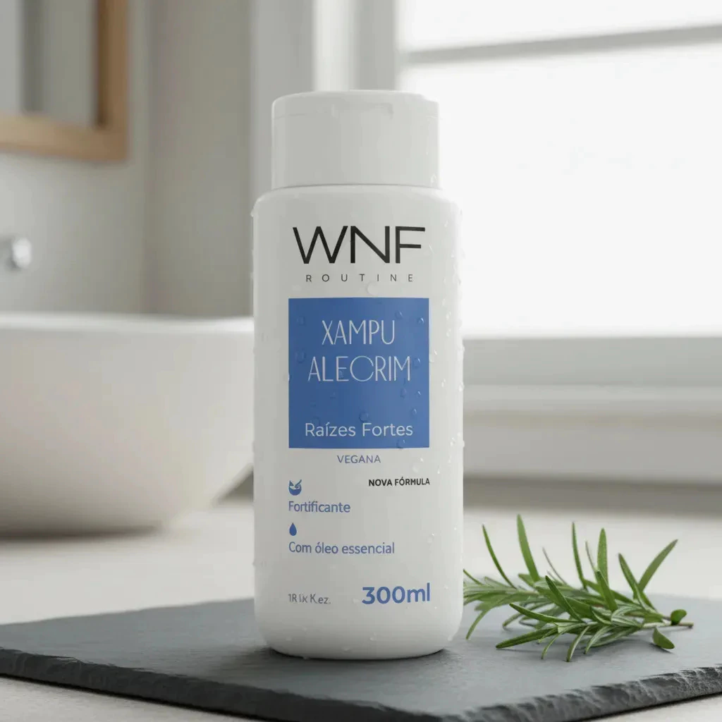 Shampoo Fortificante Raízes Fortes Vegana Sem Parabenos 300ml WNF Vegana Raízes Fortes Shampoo e condicionador
