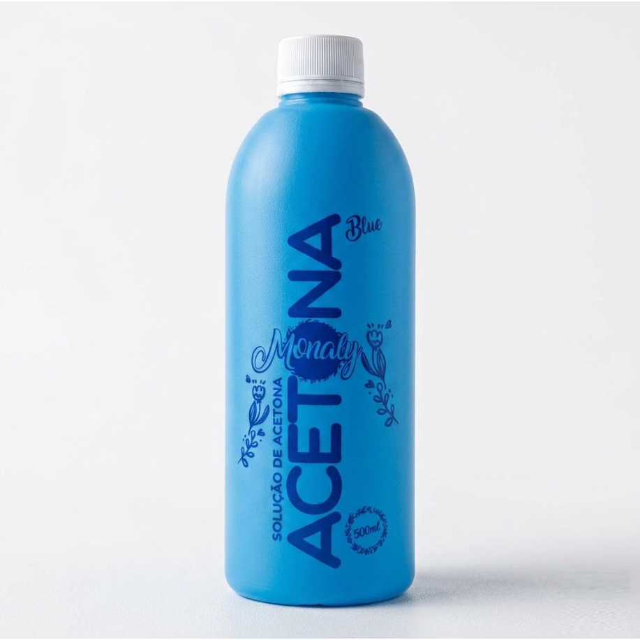Acetona para Unhas Monaly 500ml Musa | Removedor de Esmalte Manicure Pedicure Salão