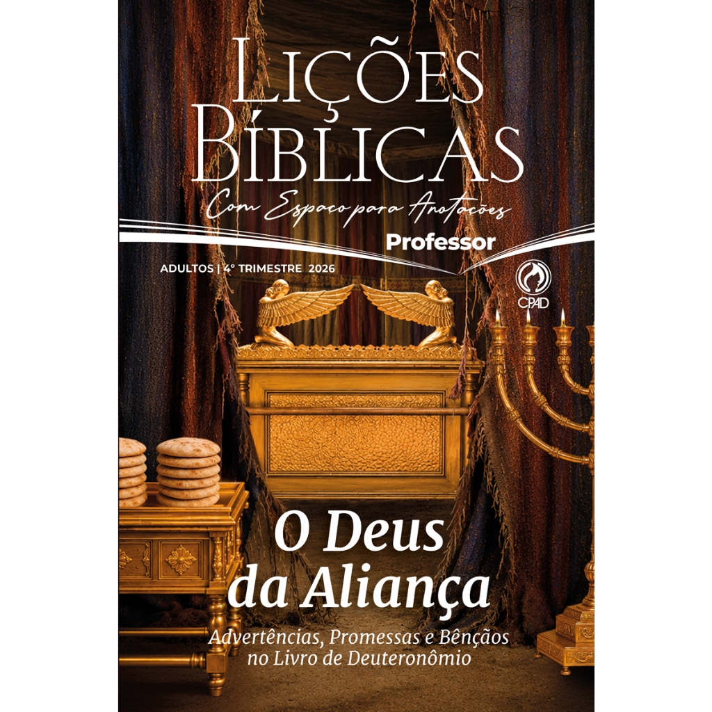Lições Bíblicas Adulto | Capa Dura | 4° Trimestre 2026 | CPAD - Revista - PE