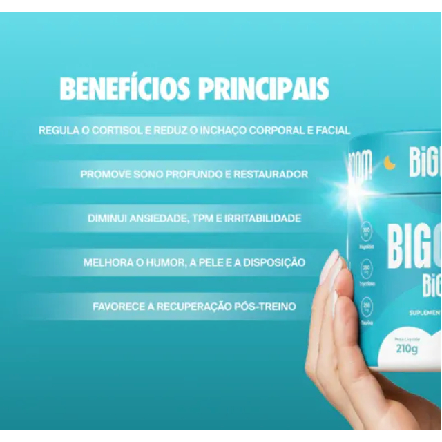 Big Calm Big Boom Original – Magnésio, Inositol, Melatonina, Taurina e Triptofano - 42 doses - Sabor Maracujá — imagem 2 de 2