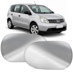 Lente Retrovisor Livina 2009 a 2014 Espelho Convexo Metalizado