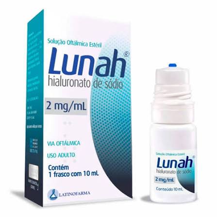 Colírio Lubrificante Lunah 2mg/ml 10ml