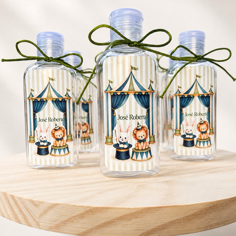 Frasco 60ml Personalizado com Nome para Chá de Bebê e Maternidade