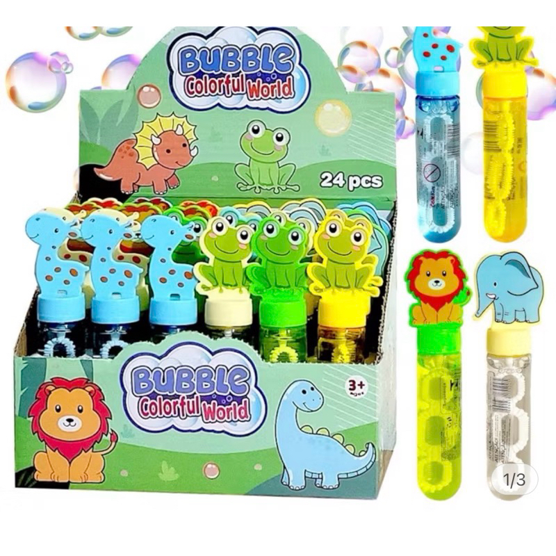 kit 15 bolhas de sabão lembrancinha Safari arca de Noé