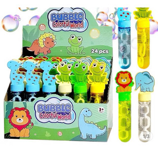kit 15 bolhas de sabão lembrancinha Safari arca de Noé