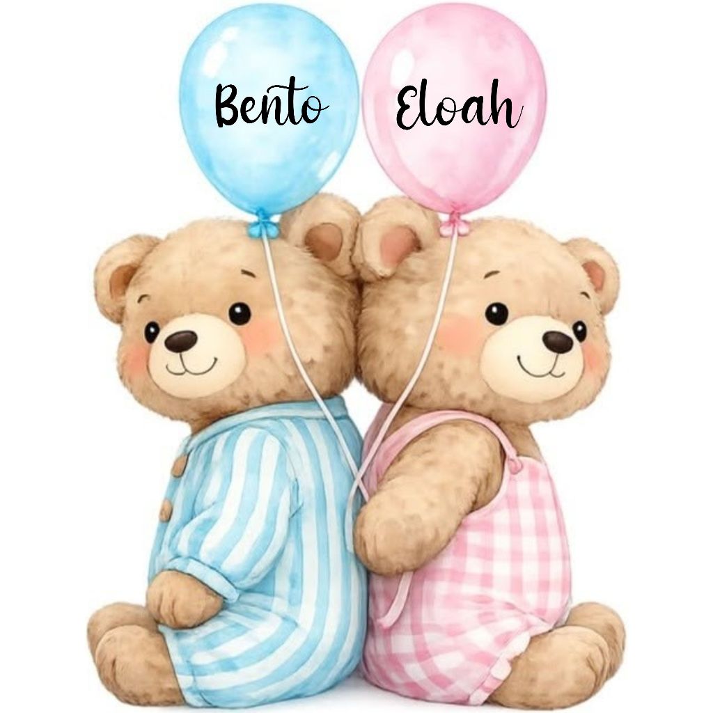 TOTEM DISPLAY MDF CHÃO DECORAÇÃO FESTA CASAL URSO URSINHO MENINO MENINA BALÃO CHÁ REVELAÇÃO PERSONALIZADO INFANTIL