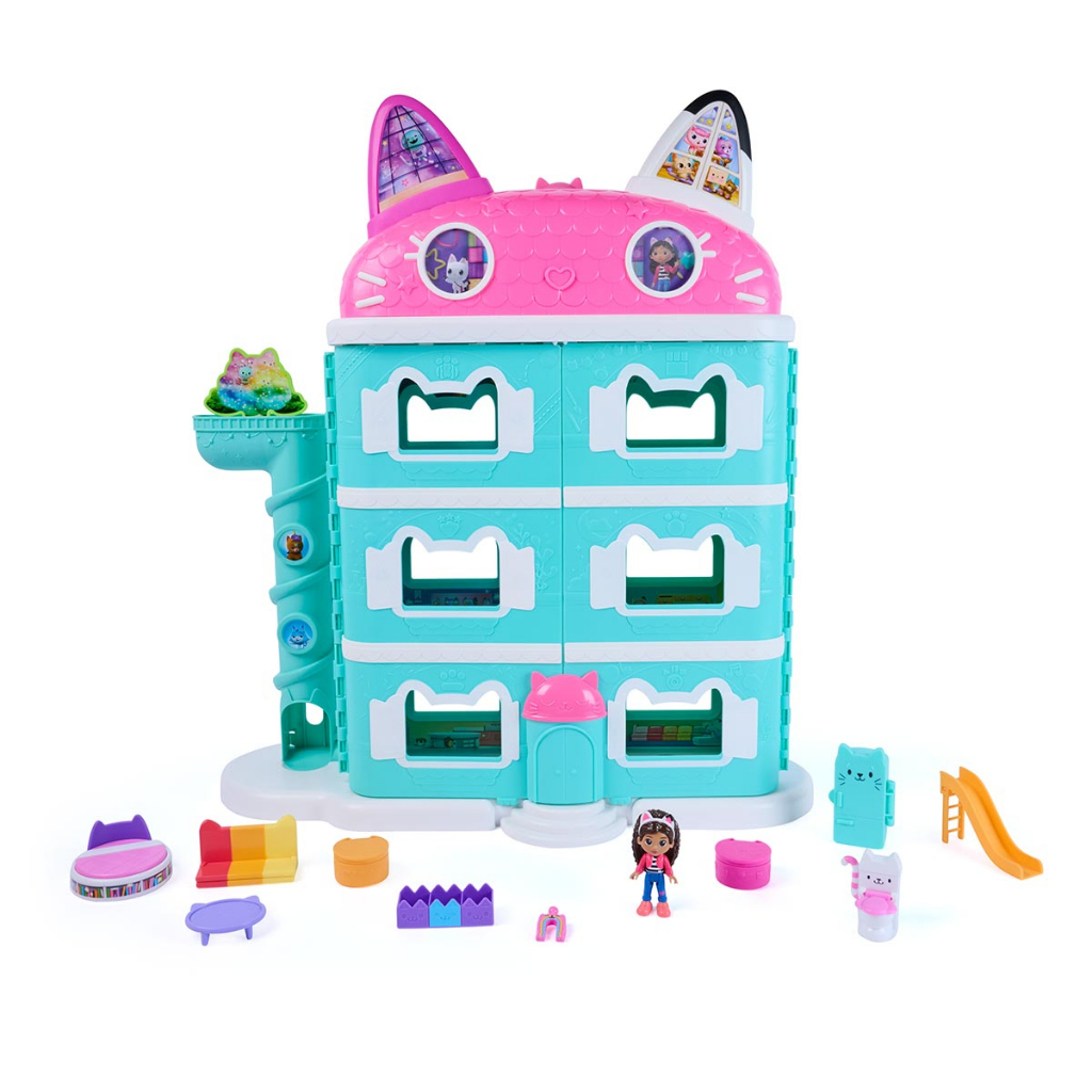 Playset Casa da Gabby Dollhouse Meow-Mazing 63cm Com Acessorios - Sunny Brinquedos — imagem 2 de 2